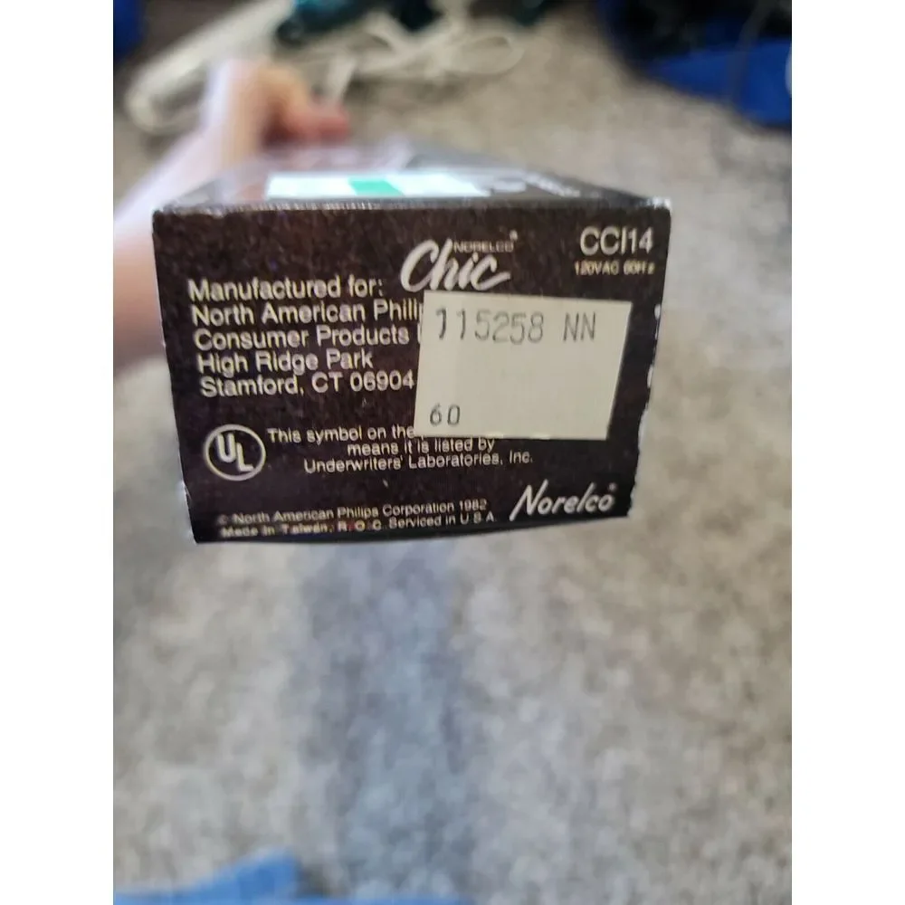 NEW NORELCO Chic CCI14 Curling wand with mist VINTAGE‎ 1982